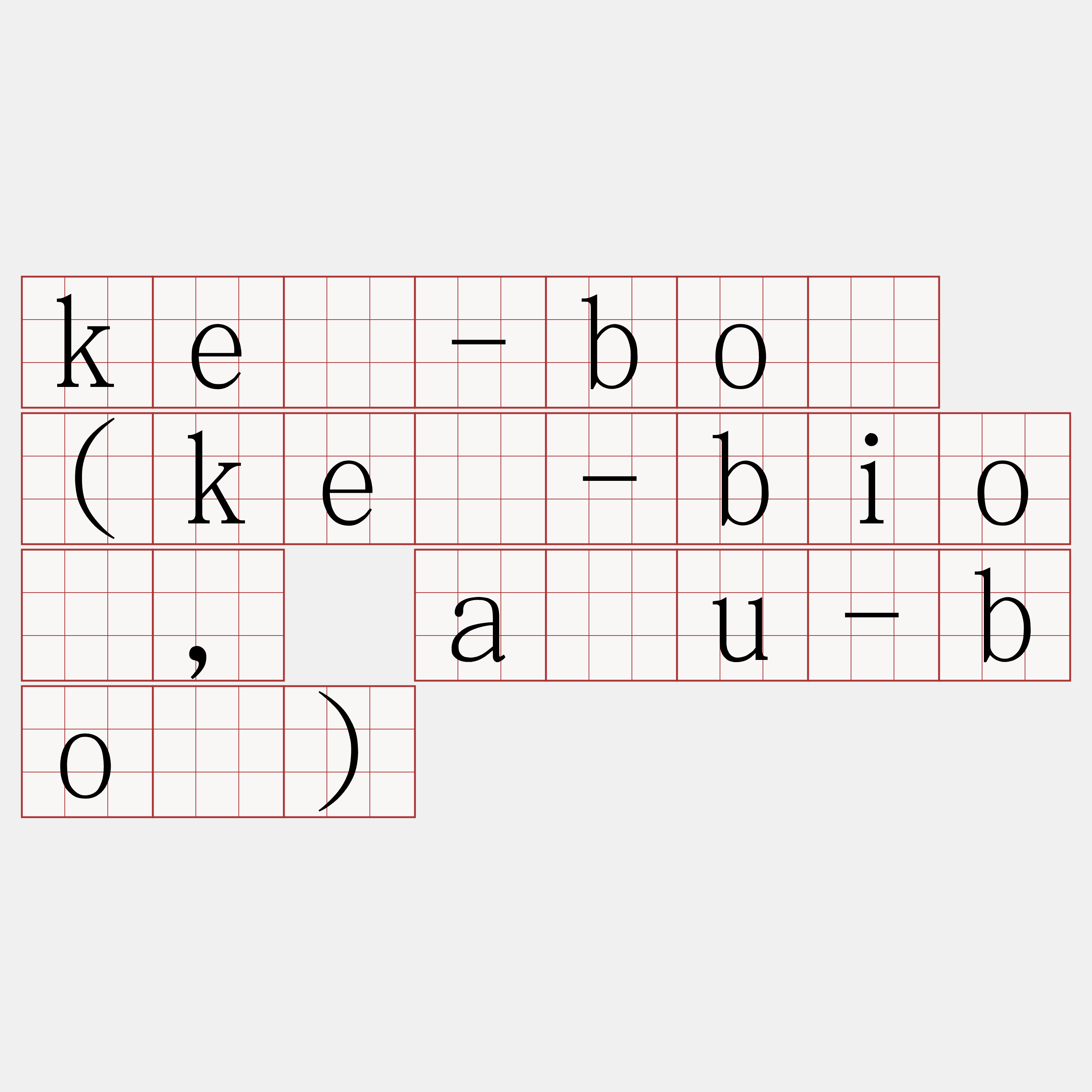 kè-bó (kè-bió, āu-bó)